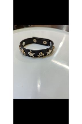 دستبند جواهر مشکی زنانه چرم Aksesuar - کد 848320592