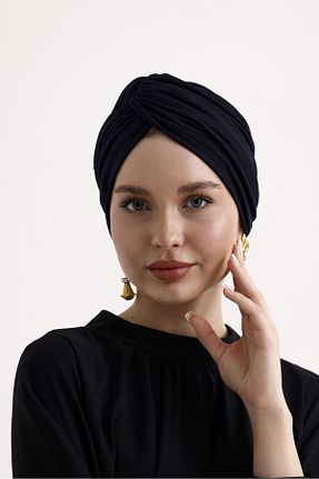 کلاه شنای حجاب سرمه ای زنانه ladrans - کد 848463269