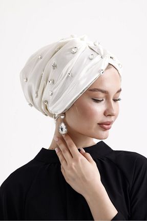 کلاه شنای حجاب نباتی زنانه ladrans - کد 848462203