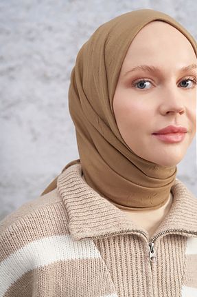 شال قهوه ای زنانه پلی استر ARMANDA - کد 848467061