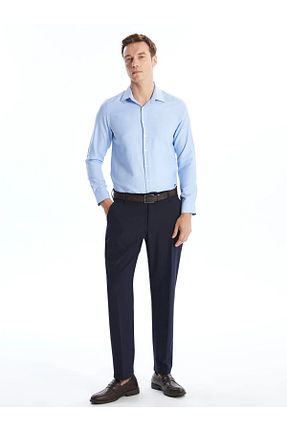 شلوار سرمه ای مردانه الاستین LC Waikiki - کد 848524296