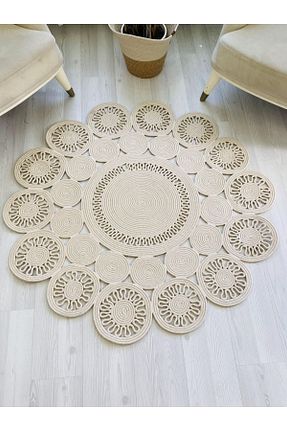 فرش بژ Çift Taraflı ModaCardin - کد 848548074