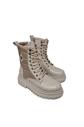 بوت / نیم بوت بژ زنانه چرم مصنوعی Ventes - کد 848586100