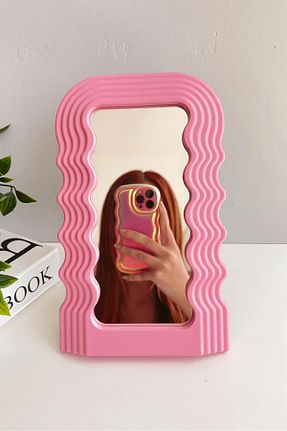 آینه صورتی پلاستیک Ef Butik - کد 848602780