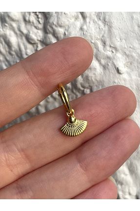 گوشواره نقره طلائی زنانه 925 عیار denizden silver - کد 367047935