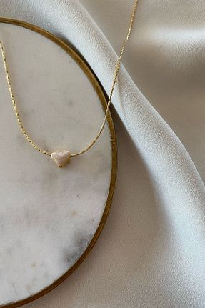 گردنبند جواهر طلائی زنانه روکش طلا gaila design - کد 177780271