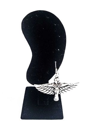گوشواره نقره زنانه 925 عیار Antique Dolunay - کد 248956678