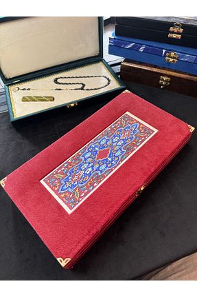 تسبیح زرشکی کهربا Tesbih-i Hazır Tesbihçilik - کد 847875767