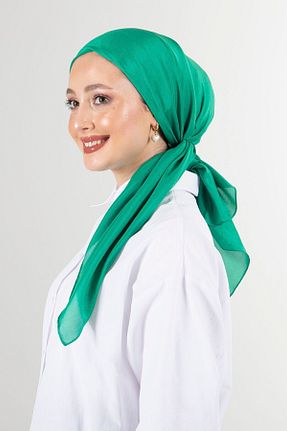روسری قهوه ای پنبه ای HAREM SCARF - کد 794009751