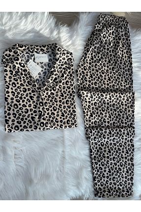 ست لباس راحتی سبز زنانه Kalp Pijamacs - کد 818860837