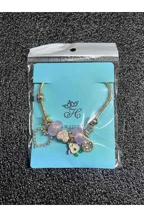 دستبند استیل (فولاد) بنفش زنانه استیل (فولاد) MİRANDA BOUTIQUE - کد 796988172