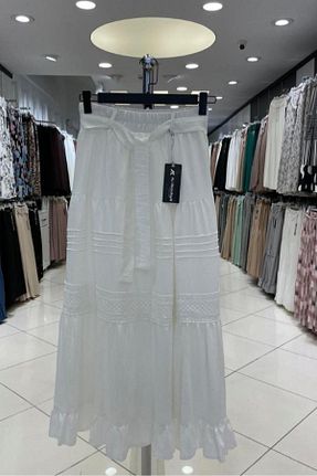 دامن حجاب سفید زنانه Relaxed skycott - کد 848488068