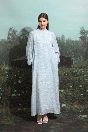 لباس حجاب آبی زنانه اورسایز ZÜLAYS - کد 848502299