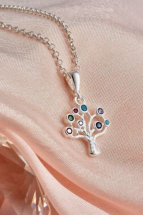 گردنبند نقره سفید زنانه 925 عیار jelux silver - کد 47349808