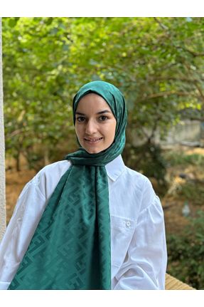 شال سبز زنانه پنبه ای shalby - کد 841981200