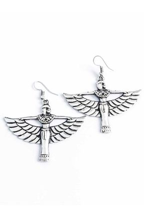 گوشواره نقره زنانه 925 عیار Antique Dolunay - کد 248956678