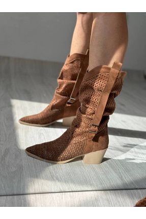 چکمه قهوه ای زنانه جیر SHOEBOURNE - کد 811850962