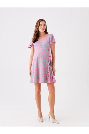 لباس بارداری صورتی زنانه بافتنی LC Waikiki - کد 790804965