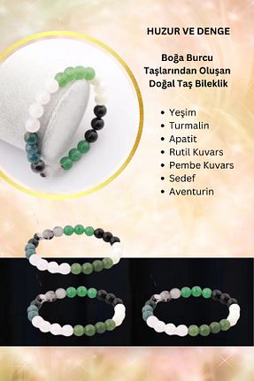 دستبند جواهر رنگی زنانه سنگ طبیعی GOLDEN TIMES - کد 848664068