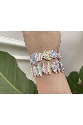دستبند استیل (فولاد) رنگی زنانه استیل (فولاد) Selen Aksesuar - کد 848665652