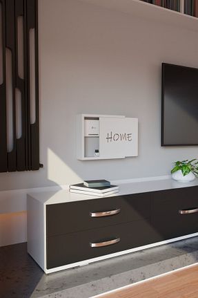 محصول دکوراسیون دیوار سفید چوب Mionte Flat-Pack - کد 804489755