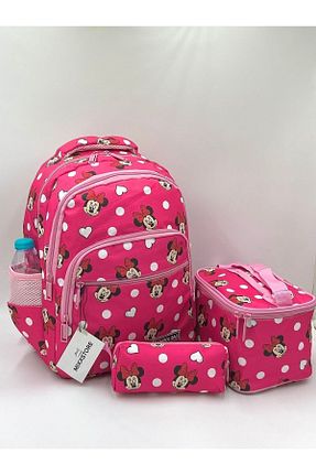 کیف مدرسه صورتی بچه گانه پارچه ای ms mixxstore - کد 790297617