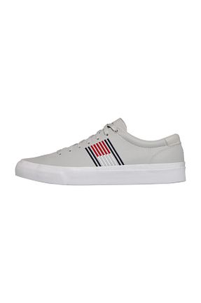 کفش اسنیکر بژ مردانه بند دار Tommy Hilfiger - کد 55810704