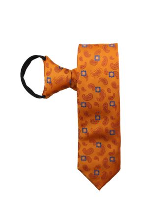 کراوات نارنجی مردانه میکروفیبر Standart کد 126900649