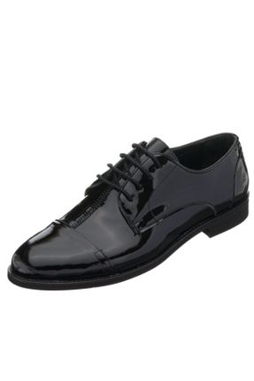کفش کلاسیک مشکی مردانه چرم طبیعی کد 126873231