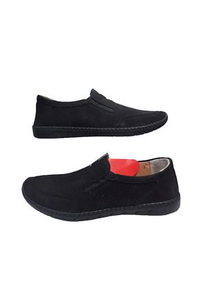 کفش کژوال مشکی مردانه چرم خالص MYM Ayakkabı - کد 127476889