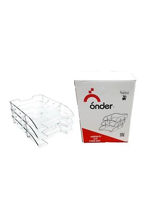 نظم دهنده رو میزی سفید Önder - کد 55375105