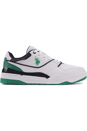 کفش اسنیکر سفید مردانه بند دار U.S. Polo Assn. - کد 793139392