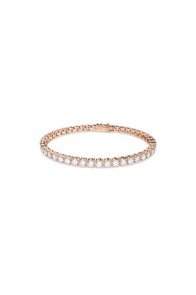النگو قهوه ای زنانه 8 عیار Swarovski - کد 838145063