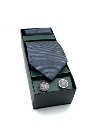 کراوات طوسی مردانه میکروفیبر Kravatkolik - کد 848492396