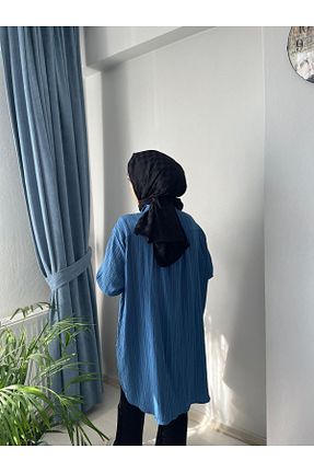 تونیک حجاب سرمه ای زنانه بافتنی MODA EGE - کد 848749463