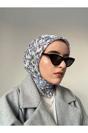 روسری بنفش پنبه ای SILKHOME EŞARP - کد 848703957