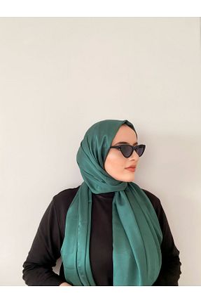 شال سبز زنانه ابریشم Genel Markalar - کد 848704738