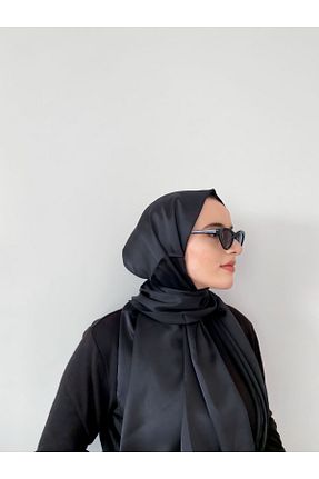 شال مشکی زنانه ابریشم Ebruli - کد 848704739