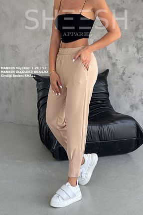 شلوار کرمگن قهوه ای زنانه مودال SHEESH APPAREL - کد 841043619