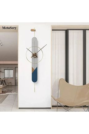 ساعت دیواری طوسی 40 * 70 MetaQuartz Aksesuar - کد 730298248