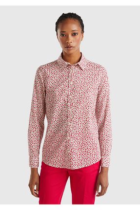 پیراهن قرمز زنانه رگولار United Colors of Benetton - کد 848761404