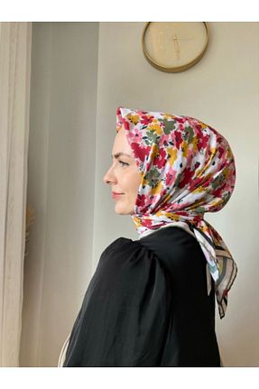 روسری رنگی پنبه ای MODAZEREN - کد 848786560