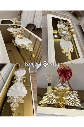 سرویس آمریکائی بژ مستطیل KEÇECİ ŞEYDA - کد 848802878
