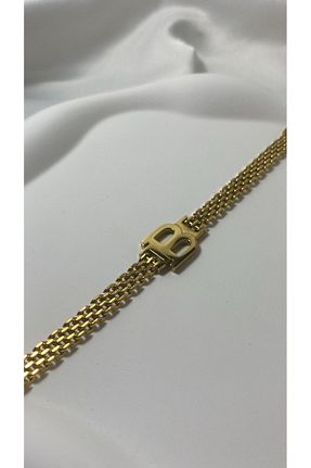 دستبند استیل (فولاد) طلائی زنانه استیل ضد زنگ QUATTRO ACCESSORİO - کد 848869592