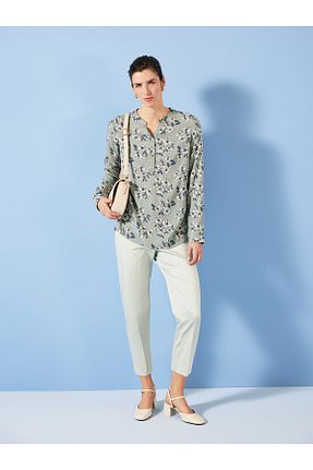 شلوار سبز زنانه پنبه ای LC Waikiki - کد 848919253