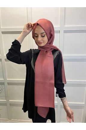 شال صورتی زنانه پلی استر Siyane - کد 714582200
