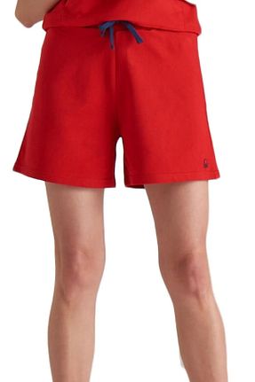 شلوارک و برمودا قرمز زنانه Relaxed Benetton - کد 848961082