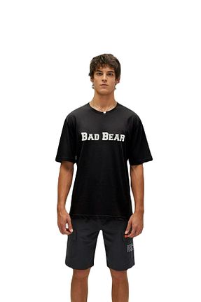 تیشرت اسپرت مشکی مردانه رگولار Bad Bear - کد 683254152