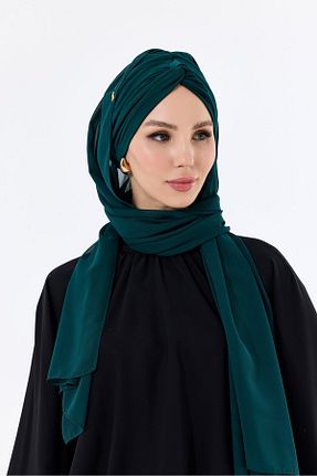 کلاه شنای حجاب سبز زنانه ladrans - کد 849044144