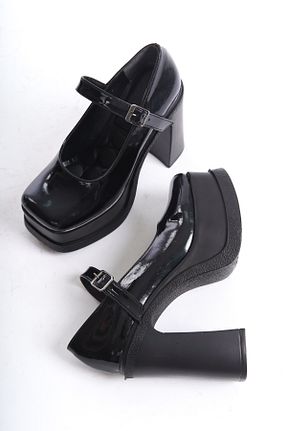 کفش پاشنه بلند کلاسیک مشکی زنانه چرم مصنوعی Shoesers - کد 849050228